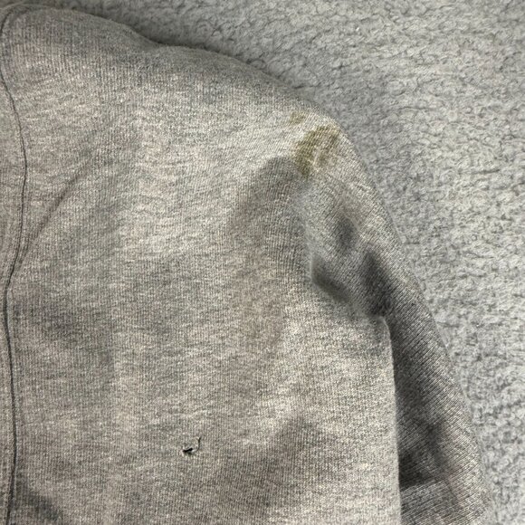 Polo Sport Ralph Lauren Hoodie Men's Large Hooded Sweatshirt Spellout Black Gray - Picture 9 of 10